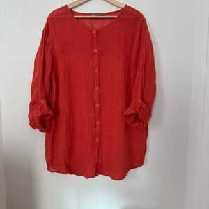 Flax tunic dress
